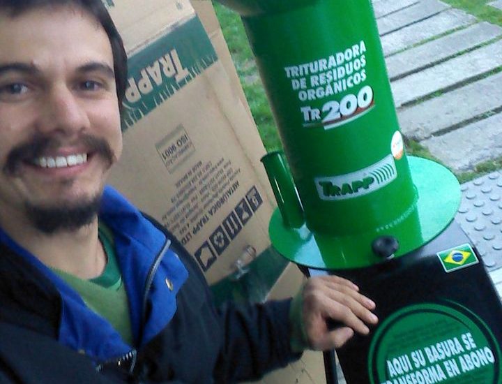Triturador eléctrico de residuos orgánicos